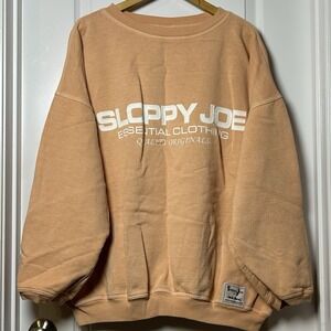 Sloppy Joe UK Essential Clothing‎ 05 Classic Square Oversized Peach Sweatshirt